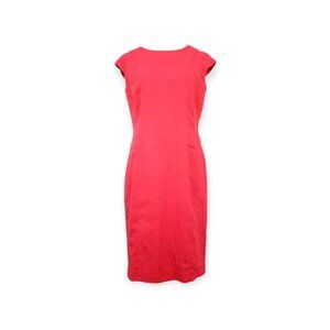 NWT Mario Serrani Italy Sheath Dress - Red - Size 12